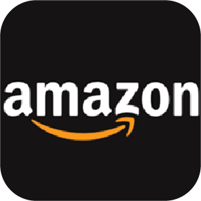 Amazon logo icon.